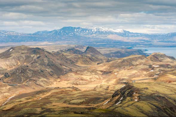 Escursione in elicottero nell'area geotermica di Hengill