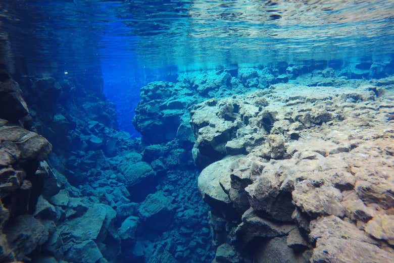 Snorkeling nella faglia di Silfra